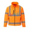 Куртка светоотражающая из софтшелла (3 сл) PORTWEST S424 оранжевая