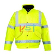 Куртка-бомбер светооражающая PORTWEST S463 желтая
