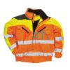 Куртка-бомбер контрастная PORTWEST S464 оранжевая