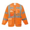 Куртка светооражающая PORTWEST ЭКЗЭКЬЮТИВ S475 оранжевая