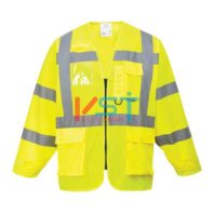 Куртка светооражающая PORTWEST ЭКЗЭКЬЮТИВ S475 желтая