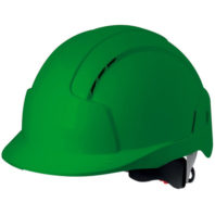 Каска защитная JSP ЭВОЛАЙТ AJB170-000-300 с храповиком и вентиляцией зеленая