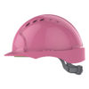 Каска розовая строительная женская JSP ЭВО 2 AJF030-003-900 с вентиляцией
