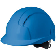 Каска защитная JSP ЭВОЛАЙТ AJB170-000-500 с храповиком и вентиляцией синяя