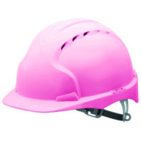 Каска розовая строительная JSP ЭВО 2 AJF030-003-900 с вентиляцией