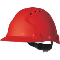 Каска защитная JSP ЭВО 8 с вентиляцией красная AHU150-000-600
