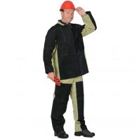 Костюм сварщика СИРИУС куртка, брюки брезентовый со спилком (2,7 кв.м) тип Б 01565
